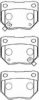 NISSA 4406043P85 Brake Pad Set, disc brake